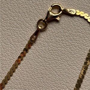 Mejuri Serpentine Chain Necklace 18" / 14K gold